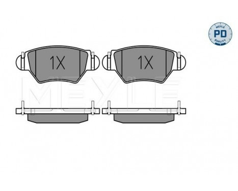 Brake Pad Set, disc brake MEYLE-PD Quality 025 232 5817/PD, Image 2