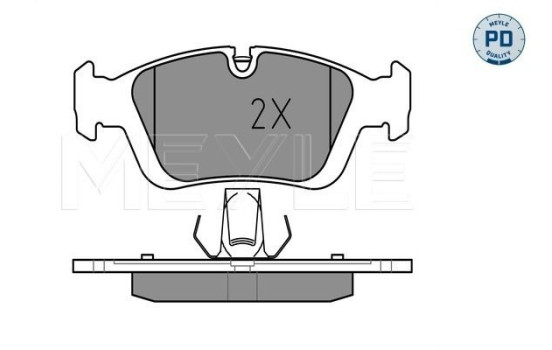 Brake Pad Set, disc brake MEYLE-PD Quality 025 232 8717/PD