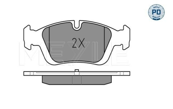 Brake Pad Set, disc brake MEYLE-PD Quality 025 232 8717/PD, Image 2