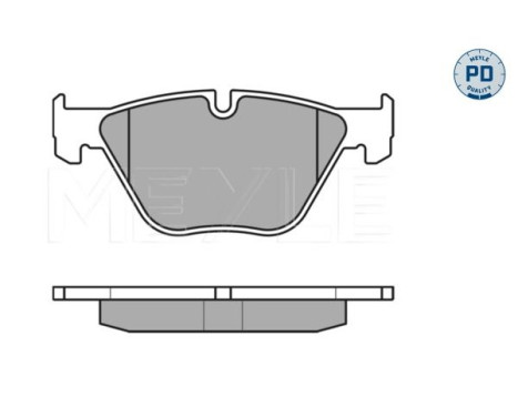 Brake Pad Set, disc brake MEYLE-PD Quality 025 233 1320/PD, Image 2