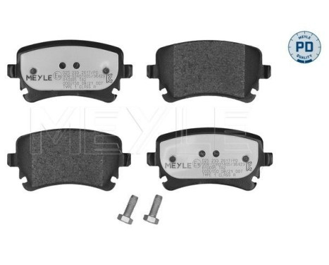 Brake Pad Set, disc brake MEYLE-PD Quality 025 233 2617/PD, Image 2