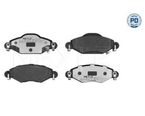 Brake Pad Set, disc brake MEYLE-PD Quality 025 233 4017/PD, Image 3