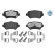 Brake Pad Set, disc brake MEYLE-PD Quality 025 234 1715/PD, Thumbnail 3