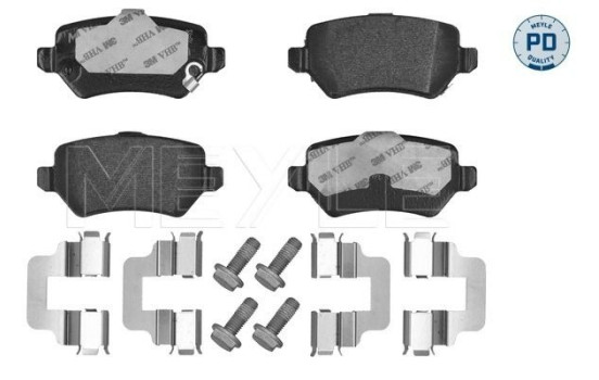 Brake Pad Set, disc brake MEYLE-PD Quality 025 234 1715/PD, Image 3
