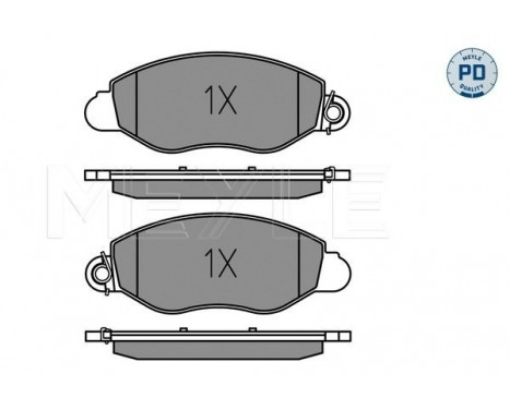 Brake Pad Set, disc brake MEYLE-PD Quality 025 234 3418/PD, Image 2