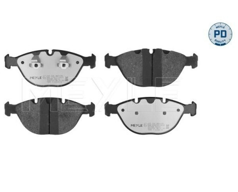 Brake Pad Set, disc brake MEYLE-PD Quality 025 234 4821/PD