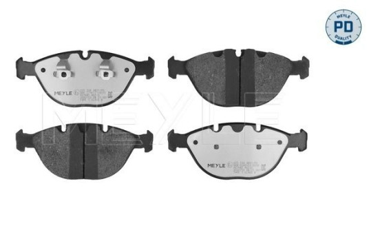 Brake Pad Set, disc brake MEYLE-PD Quality 025 234 4821/PD