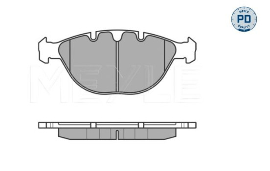 Brake Pad Set, disc brake MEYLE-PD Quality 025 234 4821/PD, Image 2