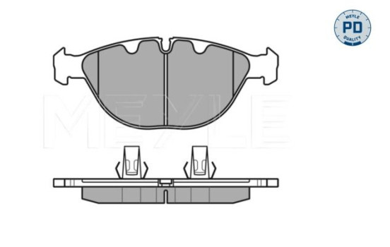 Brake Pad Set, disc brake MEYLE-PD Quality 025 234 4821/PD, Image 3