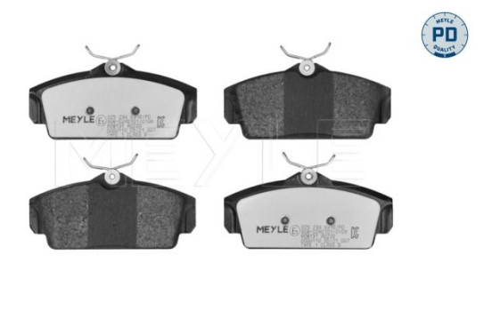 Brake Pad Set, disc brake MEYLE-PD Quality 025 234 6316/PD, Image 2