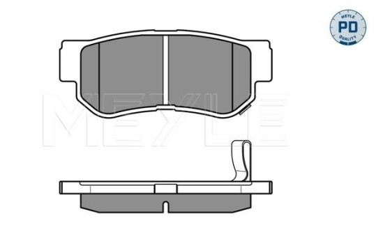 Brake Pad Set, disc brake MEYLE-PD Quality 025 235 4314/PD, Image 3