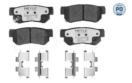 Brake Pad Set, disc brake MEYLE-PD Quality 025 235 4314/PD, Image 4
