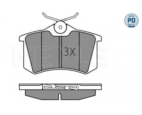 Brake Pad Set, disc brake MEYLE-PD Quality 025 235 5417/PD