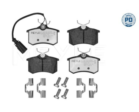 Brake Pad Set, disc brake MEYLE-PD Quality 025 235 5417/PD, Image 2