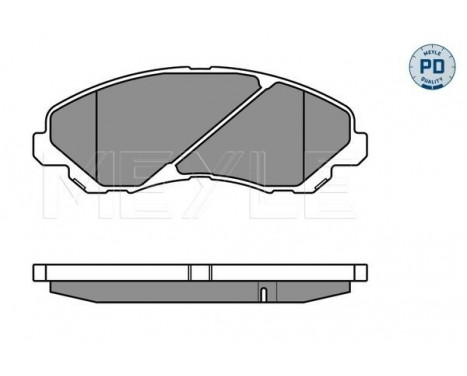 Brake Pad Set, disc brake MEYLE-PD Quality 025 235 8416/PD