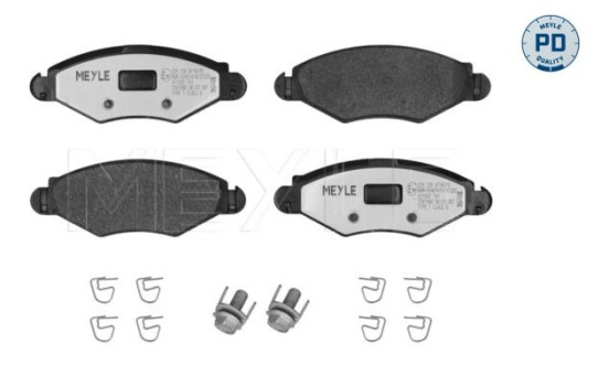 Brake Pad Set, disc brake MEYLE-PD Quality 025 235 9718/PD, Image 2