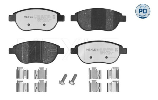 Brake Pad Set, disc brake MEYLE-PD Quality 025 236 0019/PD, Image 2
