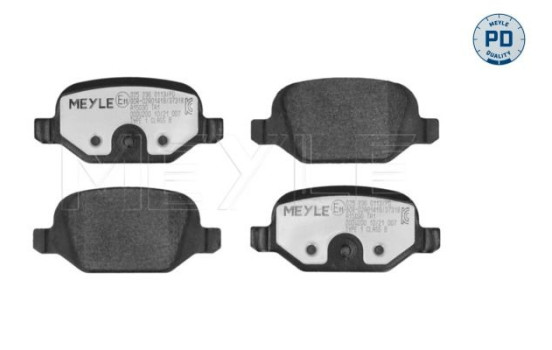 Brake Pad Set, disc brake MEYLE-PD Quality 025 236 0113/PD, Image 2
