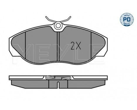 Brake Pad Set, disc brake MEYLE-PD Quality 025 236 0219/PD