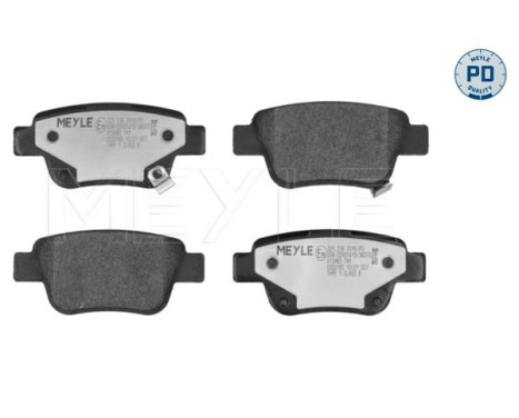 Brake Pad Set, disc brake MEYLE-PD Quality 025 236 2016/PD, Image 3