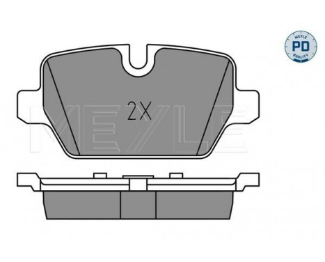 Brake Pad Set, disc brake MEYLE-PD Quality 025 236 2316/PD, Image 2