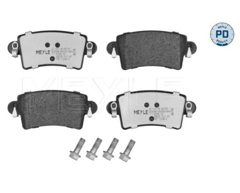 Brake Pad Set, disc brake MEYLE-PD Quality 025 236 6916/PD, Image 2