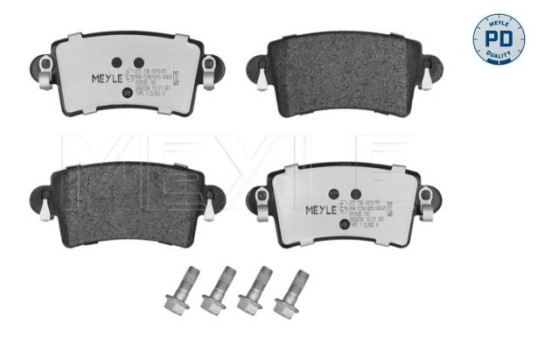 Brake Pad Set, disc brake MEYLE-PD Quality 025 236 6916/PD, Image 2