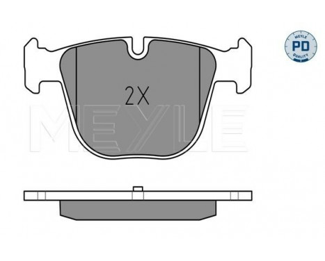 Brake Pad Set, disc brake MEYLE-PD Quality 025 237 3017/PD, Image 2