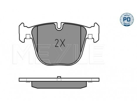 Brake Pad Set, disc brake MEYLE-PD Quality 025 237 3116/PD, Image 2