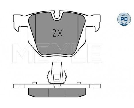 Brake Pad Set, disc brake MEYLE-PD Quality 025 237 3217/PD