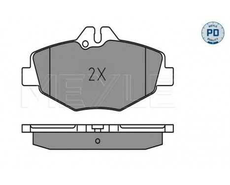 Brake Pad Set, disc brake MEYLE-PD Quality 025 237 4320-1/PD, Image 2