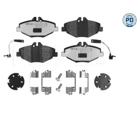 Brake Pad Set, disc brake MEYLE-PD Quality 025 237 4320-1/PD, Image 3