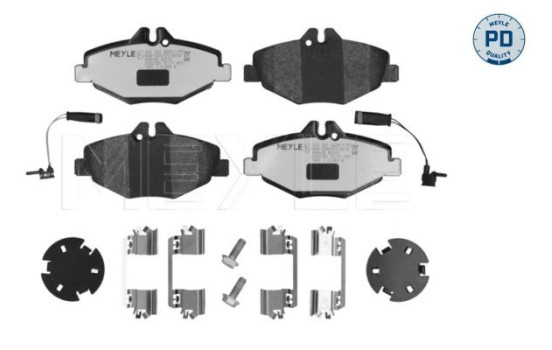 Brake Pad Set, disc brake MEYLE-PD Quality 025 237 4320-1/PD, Image 3