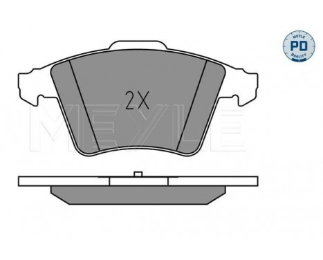 Brake Pad Set, disc brake MEYLE-PD Quality 025 237 4619/PD, Image 2