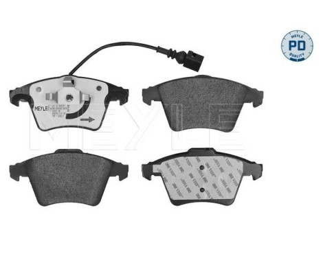 Brake Pad Set, disc brake MEYLE-PD Quality 025 237 4619/PD, Image 3