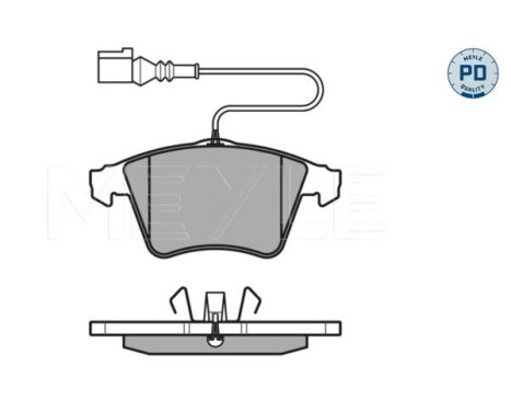 Brake Pad Set, disc brake MEYLE-PD Quality 025 237 4919/PD, Image 2