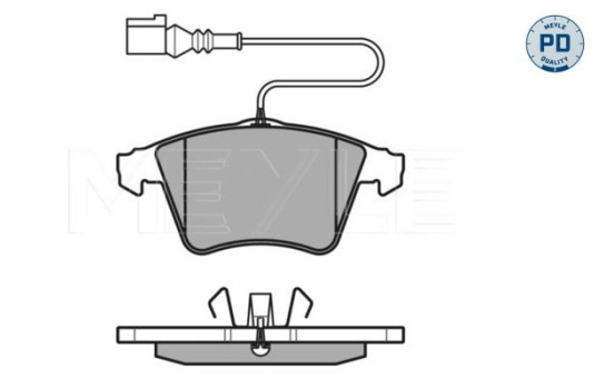 Brake Pad Set, disc brake MEYLE-PD Quality 025 237 4919/PD, Image 2