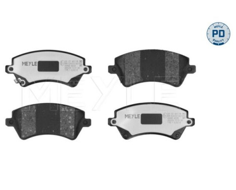 Brake Pad Set, disc brake MEYLE-PD Quality 025 237 6617/PD, Image 3