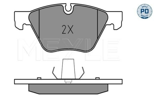 Brake Pad Set, disc brake MEYLE-PD Quality 025 237 9420/PD