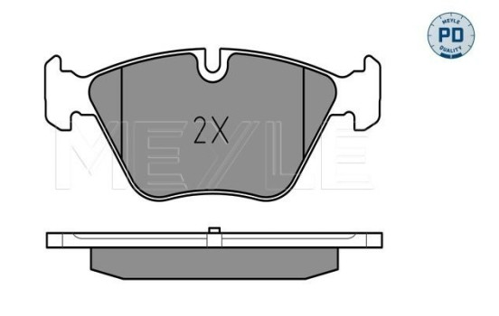 Brake Pad Set, disc brake MEYLE-PD Quality 025 237 9420/PD, Image 2