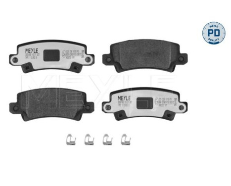 Brake Pad Set, disc brake MEYLE-PD Quality 025 238 1616/PD, Image 2