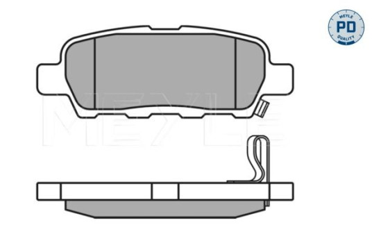 Brake Pad Set, disc brake MEYLE-PD Quality 025 238 7114/PD, Image 4