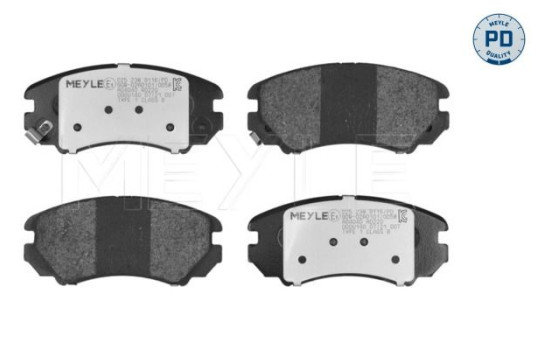 Brake Pad Set, disc brake MEYLE-PD Quality 025 238 9116/PD, Image 4