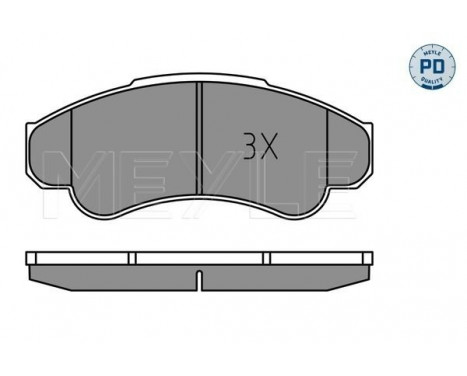 Brake Pad Set, disc brake MEYLE-PD Quality 025 239 1919/PD, Image 3