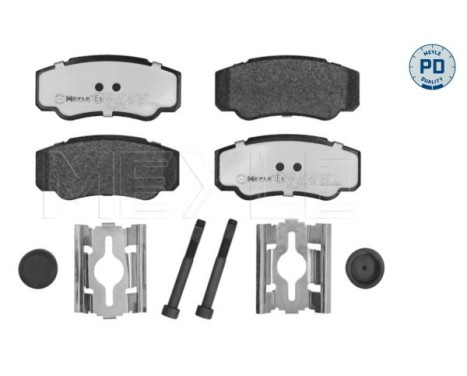 Brake Pad Set, disc brake MEYLE-PD Quality 025 239 2120/PD, Image 2