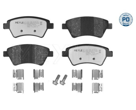 Brake Pad Set, disc brake MEYLE-PD Quality 025 239 3018/PD, Image 2