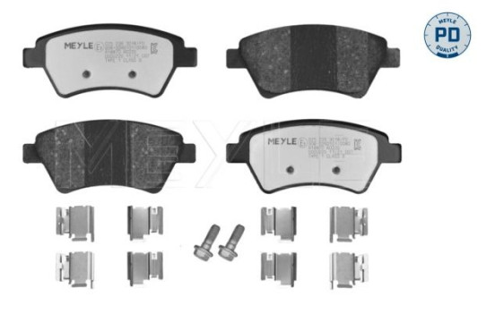 Brake Pad Set, disc brake MEYLE-PD Quality 025 239 3018/PD, Image 2