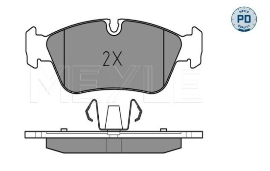 Brake Pad Set, disc brake MEYLE-PD Quality 025 239 3517/PD