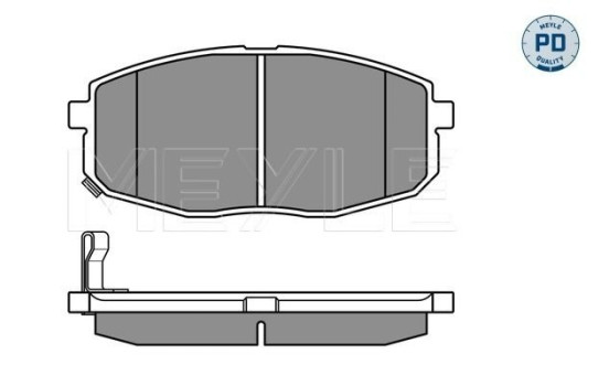 Brake Pad Set, disc brake MEYLE-PD Quality 025 239 6617/PD, Image 2