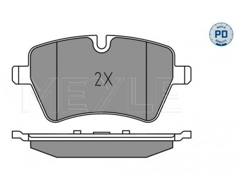 Brake Pad Set, disc brake MEYLE-PD Quality 025 239 8418/PD, Image 2